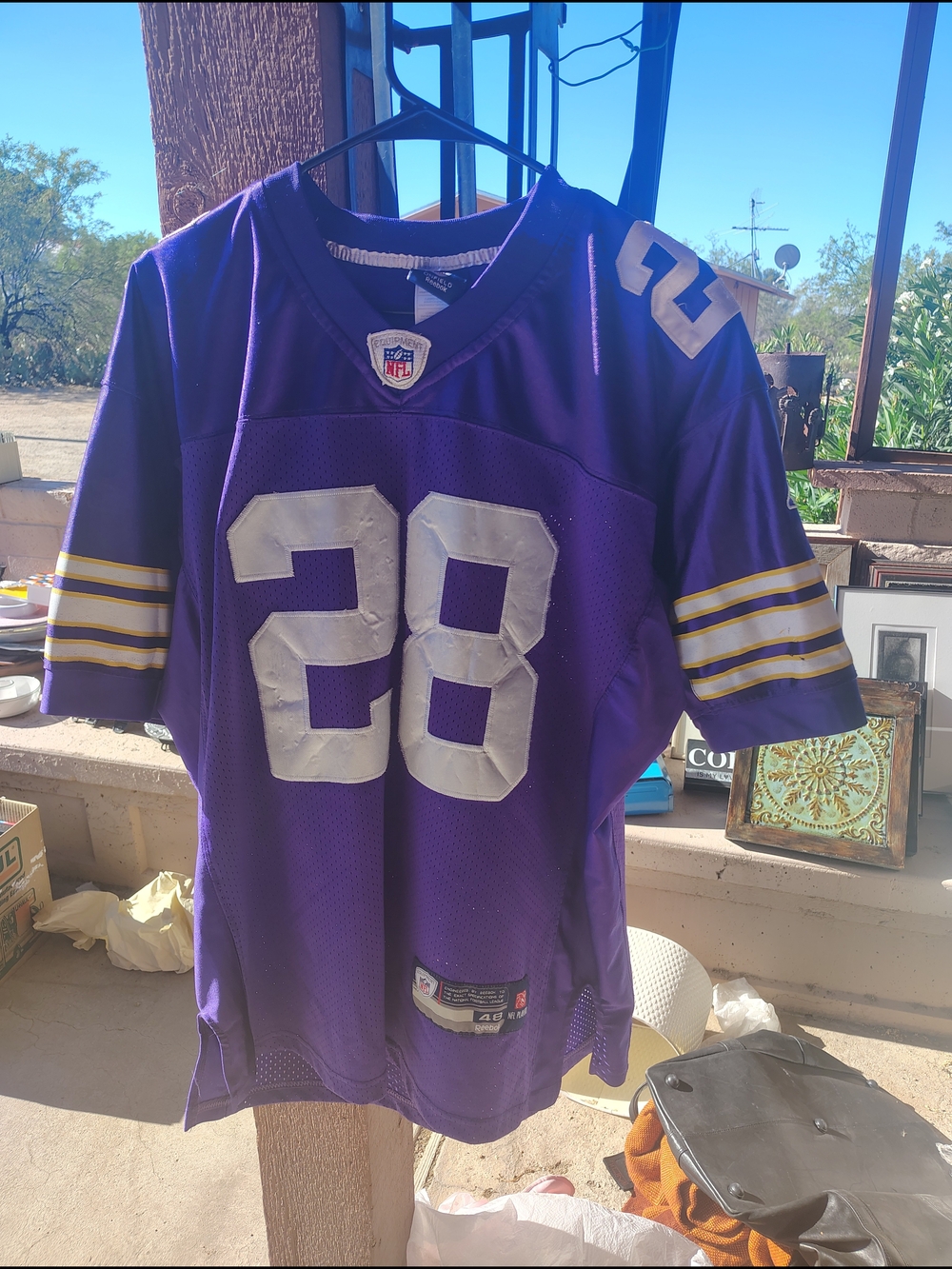 NFL Kids' Purple #28 Football Jersey